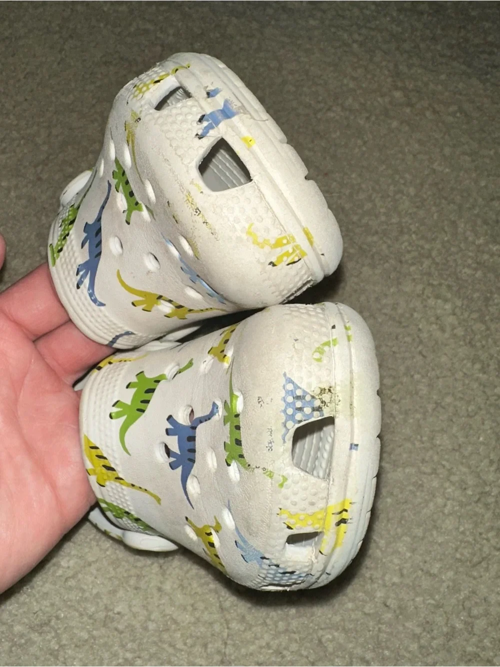 CROCS white kids